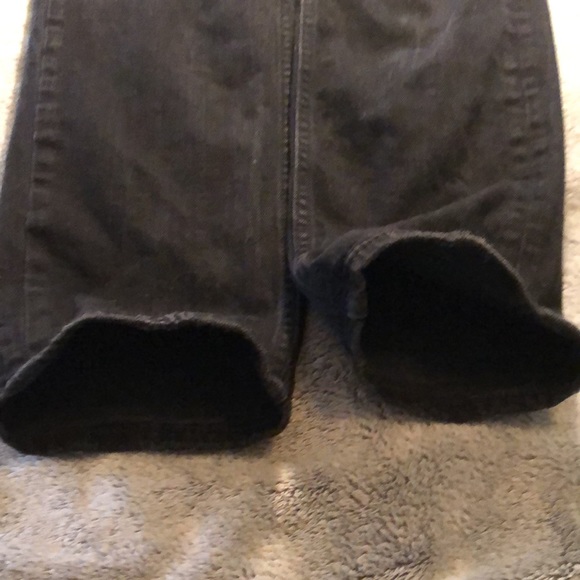 Arizona Jeans Sz 11/Black distressed Boyfriend/5 pockets/belt loops/straight leg - Picture 15 of 16